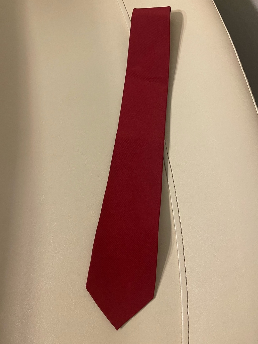 Classic Solid Red Men's Tie